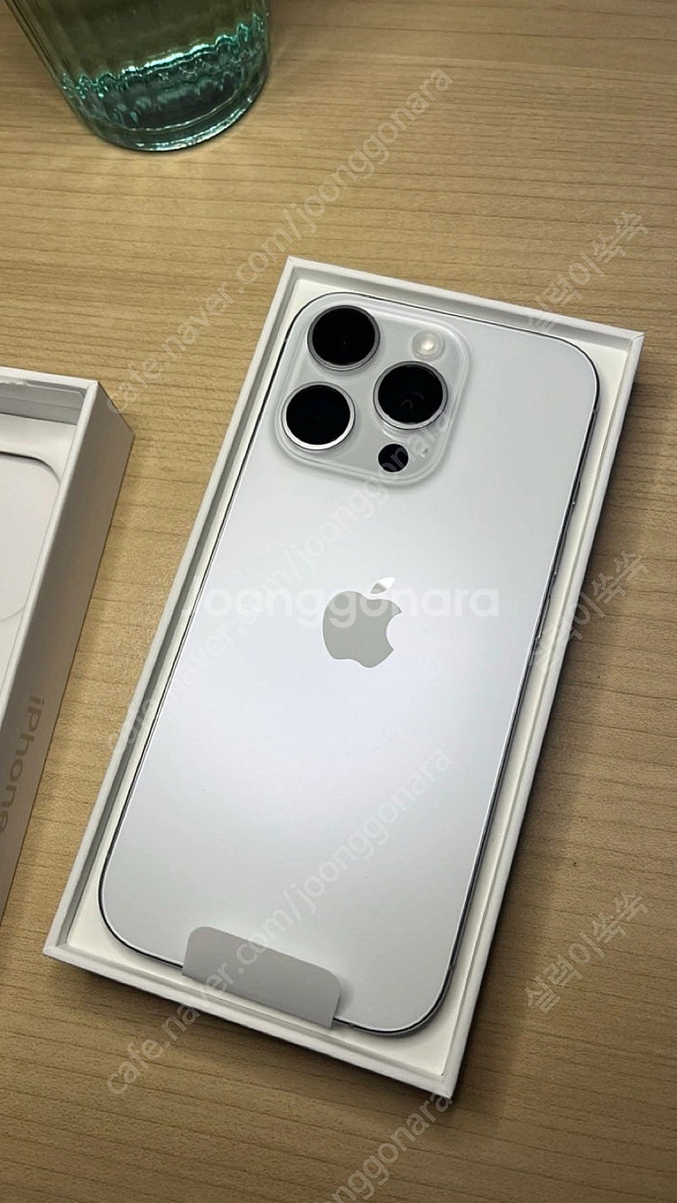 아이폰 16프로 화이트 256GB 배터리 100%--0