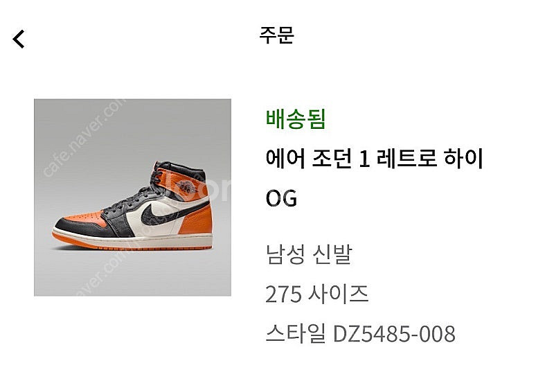 나이키 에어 조던1 레트로하이 OG 쉐터드 백보드 27...--7