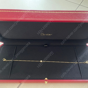 까르띠에 다무르 스몰미듐 브라이슬릿 팔찌 옐로우골드