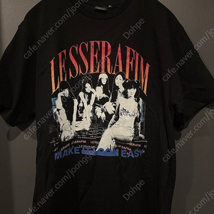 (XL) 르세라핌 x 피치스 포토 숏슬리브 반팔