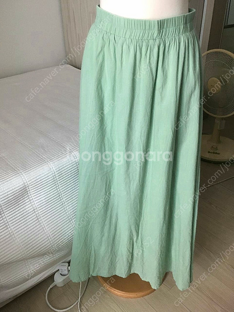 일본빈티지 모리걸 코디세트 레이스블라우스 롱스커트--3