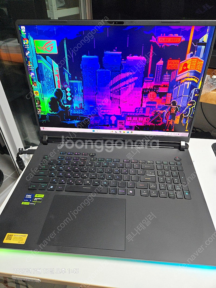 ASUS ROG SCAR 18 5080 노트북 8TB ...--0