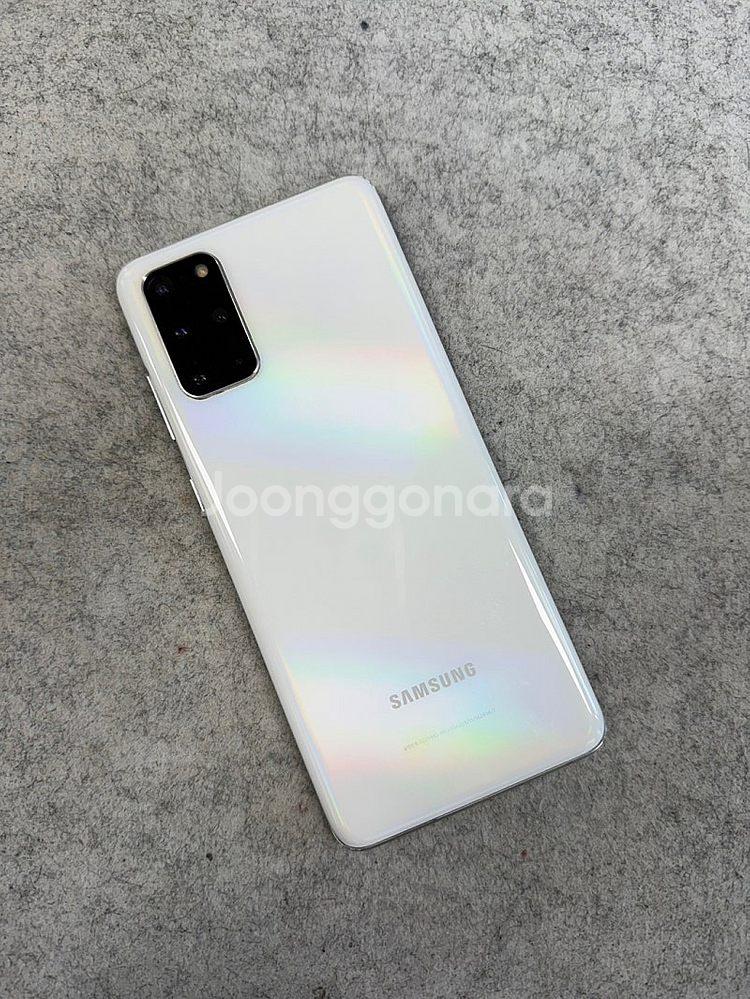갤럭시S20플러스 화이트색상 256용량 가성비 서브용 추천 검수완료 10만원 판매해요--1