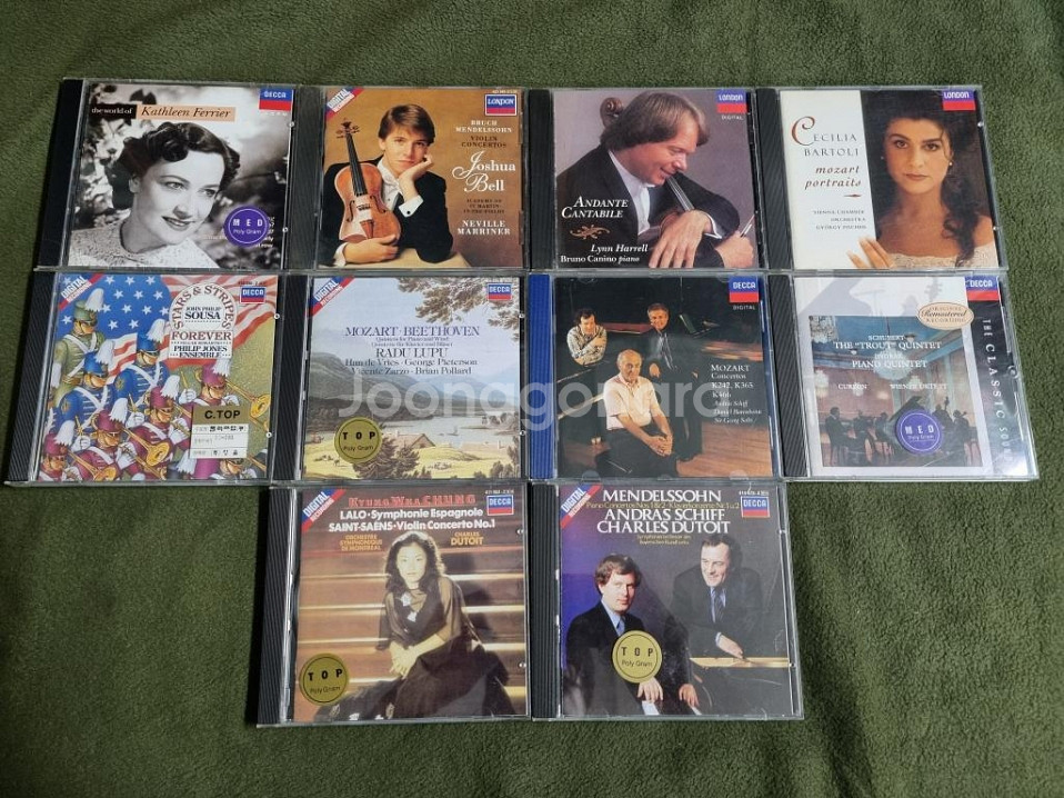 데카&텔텍 레이블CD 판매합니다.--2