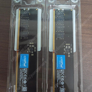 마이크론 크루셜 DDR5 4800 16GB 램 두개