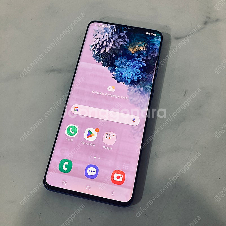 갤럭시 S20플러스+ 찐블루 256용량 외관깨끗 10만5천원 판매합니다!--5