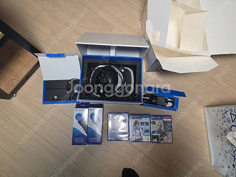 PS4 PRO + G29(거치대 포함) + PSVR1세...--4