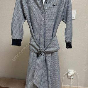 라코스떼 체크 셔츠 원피스