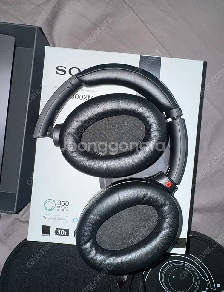 (풀박스) 소니 WH-1000XM4 블랙 헤드폰 (급처...--2