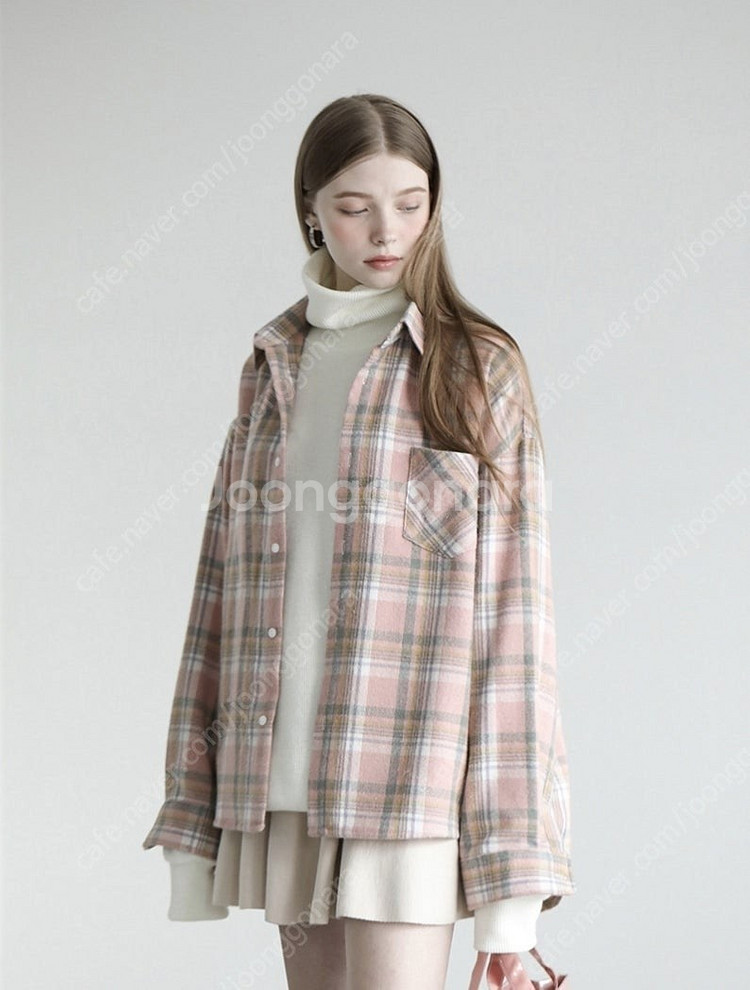 어반드레스 스트로베리 핑크 체크 셔츠 / 베이델리 프렌...--2