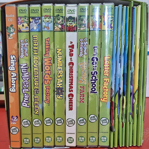 리프로그 dvd LEAP FROG 반택포함 (dvd 1개빼고 다 있음)