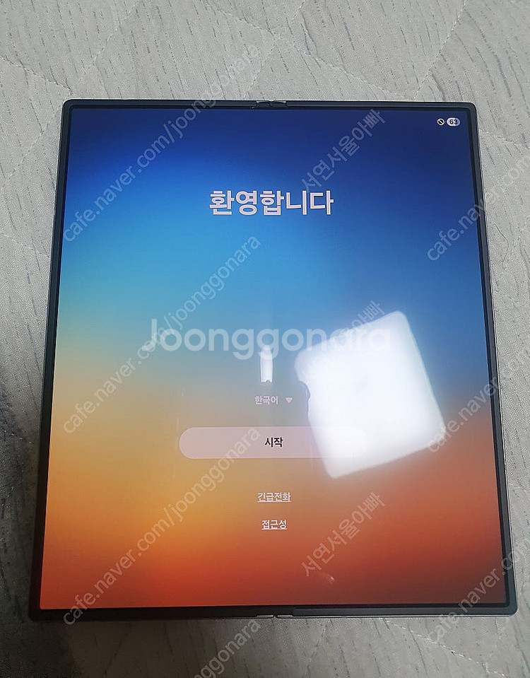 폴드6 512g 실버 새액정, 배터리 교체후 새상태 팝...--0