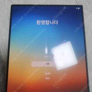 폴드6 512g 실버 새액정, 배터리 교체후 새상태 팝니다