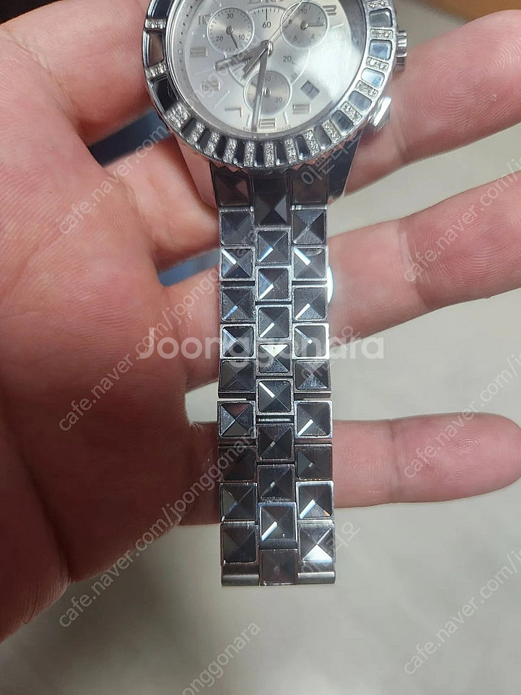 정품 디올 크리스탈 시계38mm(남여공용)--2
