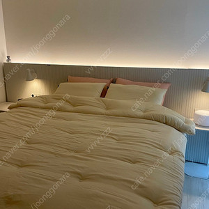 한샘 유로 503호텔 침대 뉴트럴화이트(패널좌/우+2단서랍장)팝니다.
