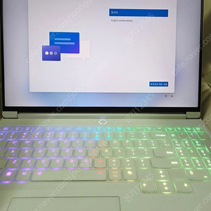 레노버 리전 7i 슬림 4070 i9 14900hx 화이트