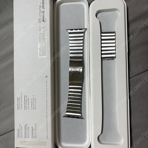 애플워치 링크브레이슬릿 실버 44mm 팝니다