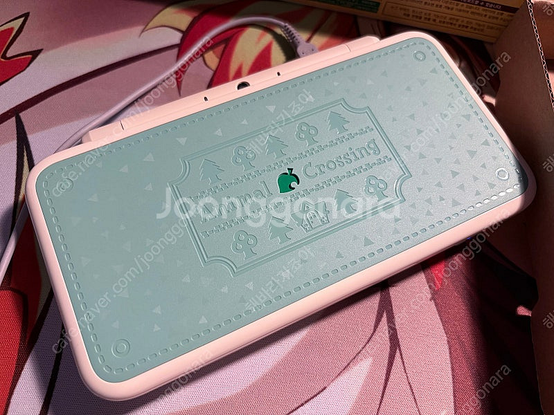 닌텐도 2DS XL 튀동숲 에디션+정품 충전기+3ds게...--2
