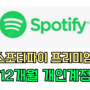 스포티파이 6개월 12개월 1년