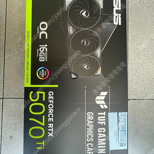 ASUS 5070TI TUF GMAING OC 대원씨티에스