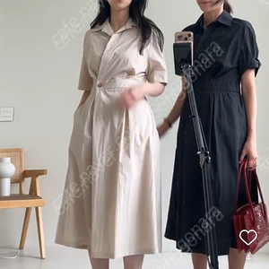 유메르 세일 카라 원피스 블랙 (미출시상품)