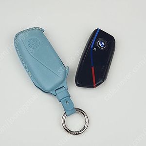 BMW 신형 스마트키 이태리 페코스 파스텔 톤 가죽 키케이스 차키커버 [상품촬영용 제작상품]