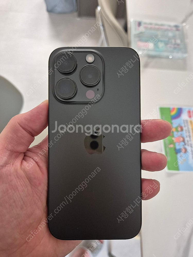[대전] 아이폰15 pro 128G 블랙 팜--1