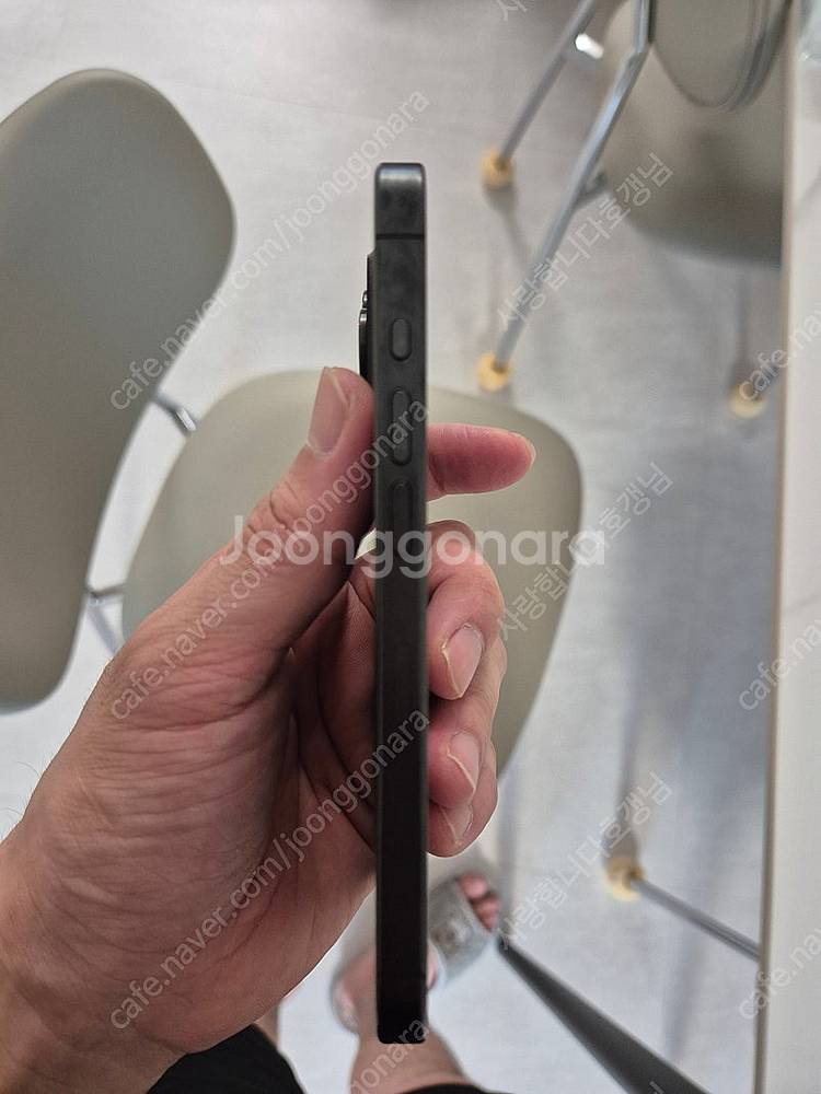 [대전] 아이폰15 pro 128G 블랙 팜--4