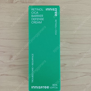 이니스프리 레티놀 시카 흔적 장벽 크림 30ml