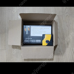 (미개봉) 블랙박스 카메라 cctv 아이나비 QXD7000mini 2채널, 아이나비 gps, 무료설치쿠폰 풀세트