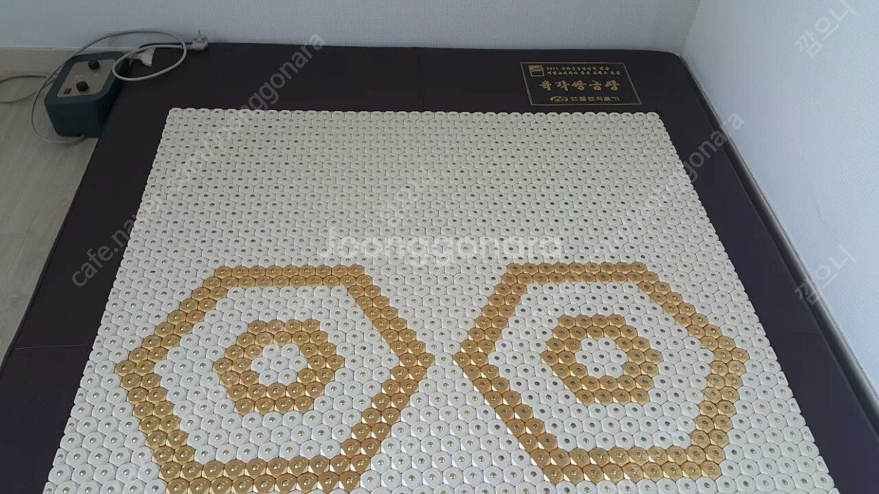 잠언 육각 쌍금장 매트 보료(더블)--2