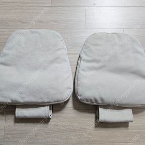 제네시스 GV80 뒷좌석 목베개 헤드레스트 필로우 베이지