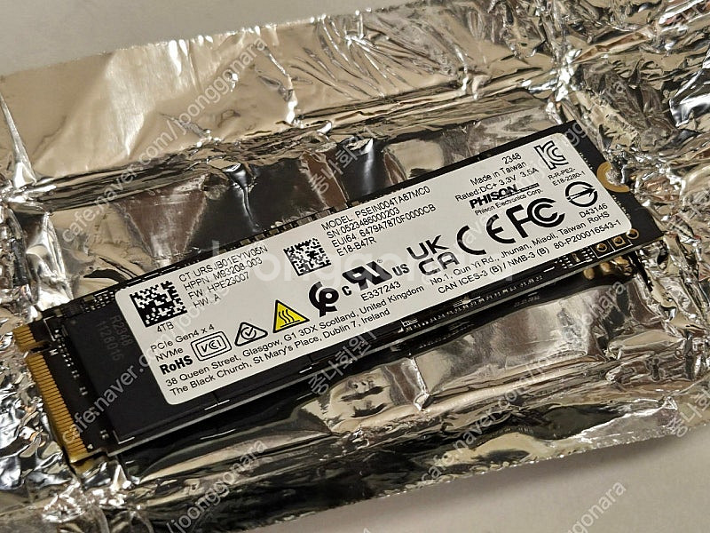 [새제품] 파이슨 PHISON 4TB SSD 읽기속도 ...--0