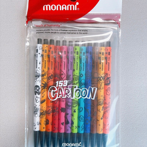 새상품) 모나미 153 볼펜 세트 카툰 0.5mm 이미지