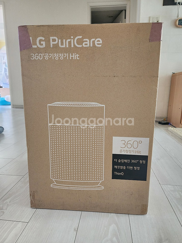 LG 퓨리케어 360 Hit 공기청정기+새 필터 1개--1