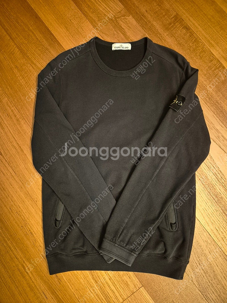 [M]스톤아일랜드 18FW 맨투맨 블랙 백화점구매 한글...--1