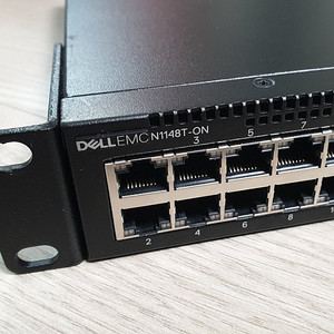 DELL N1148T-ON 스위치 - 10G SFP+ 4포트, 1G RJ45 48포트, 10기가 허브, 무소음