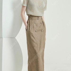 타임 벨티드 랩 스커트