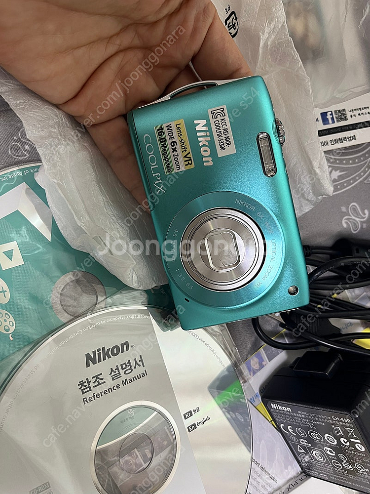 [풀셋] 니콘 쿨픽스 S3300 민트 새제품급 추가 호...--1