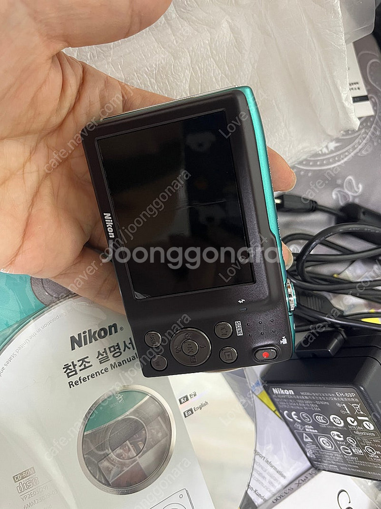 [풀셋] 니콘 쿨픽스 S3300 민트 새제품급 추가 호...--4