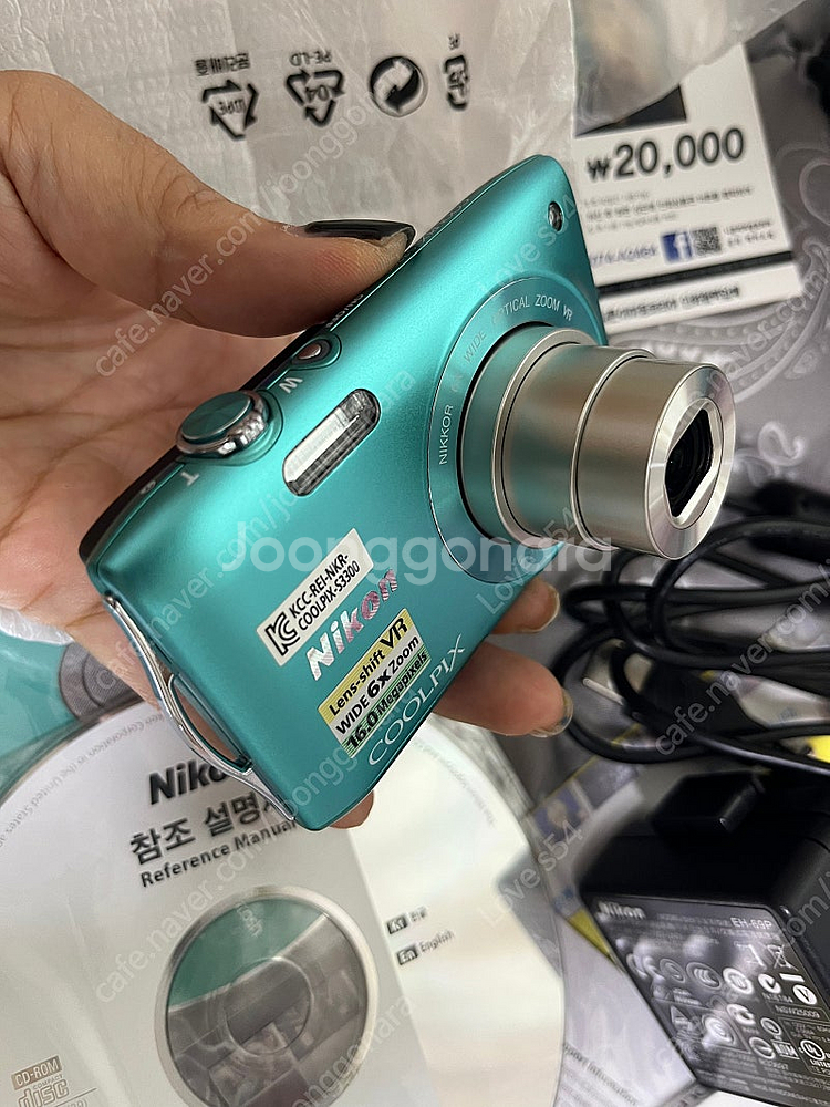[풀셋] 니콘 쿨픽스 S3300 민트 새제품급 추가 호...--7