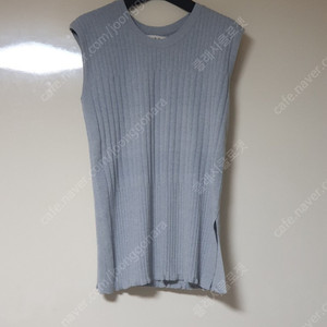 마인 MINE 골지 슬리브리스 니트 민트 (F)