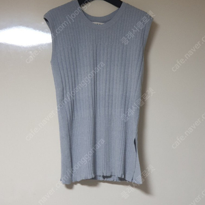 마인 MINE 골지 슬리브리스 니트 민트 (F)