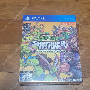 미개봉 PS4 닌자거북이 슈레더의 복수 한정판