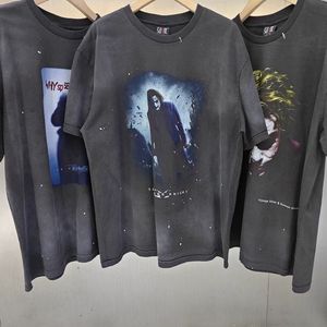 좌쓰 Saint Mxxxxxx x The Dark Knight Joker S/S T-Shirt 세인트 마이클 x 다크 나이트 조커 숏슬리브 티셔츠 블랙 - 25SS