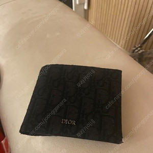 디올 오블리크 반지갑 블랙