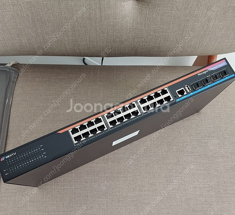 넥스트유 24포트 스위칭허브 SFP+ 3424GL3-1...--0