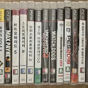 플스3(PS3) CD 21종 일괄 팝니다.(10만원)