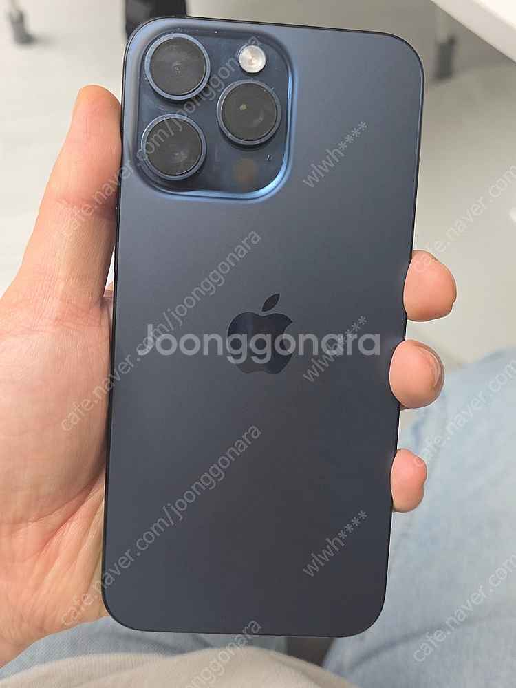 아이폰 15프로맥스 256gb 블루--5