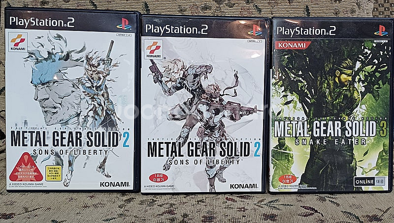 ps2 메탈기어솔리드2(일판,정발),ps2 메탈기어솔리...--0